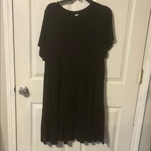 Old Navy Black Midi Dress
